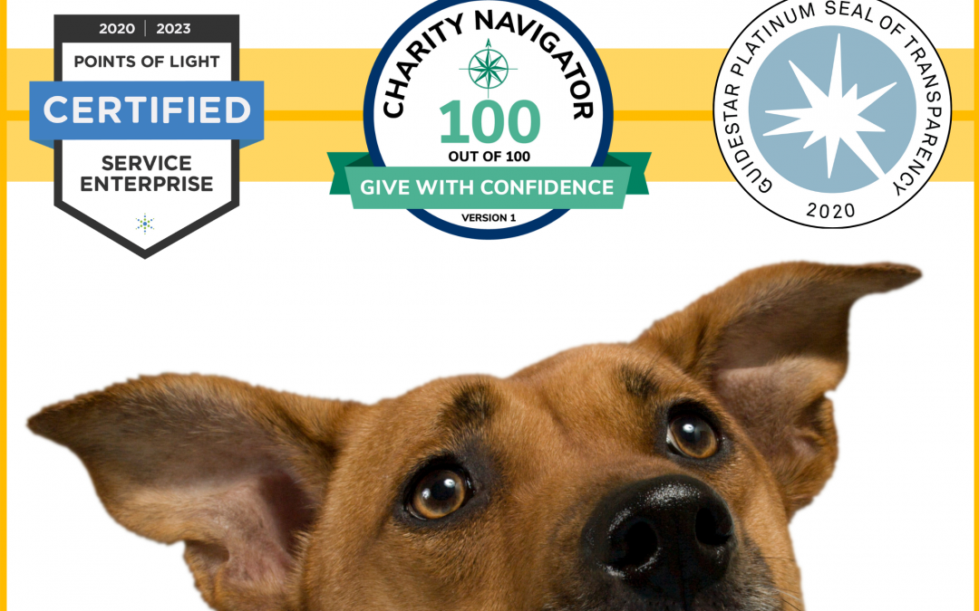 Gateway Pet Guardians Earns Service Enterprise Certification, Charity Navigator Top-Rating and GuideStar Platinum Status