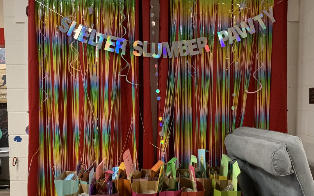 Shelter Slumber Pawty